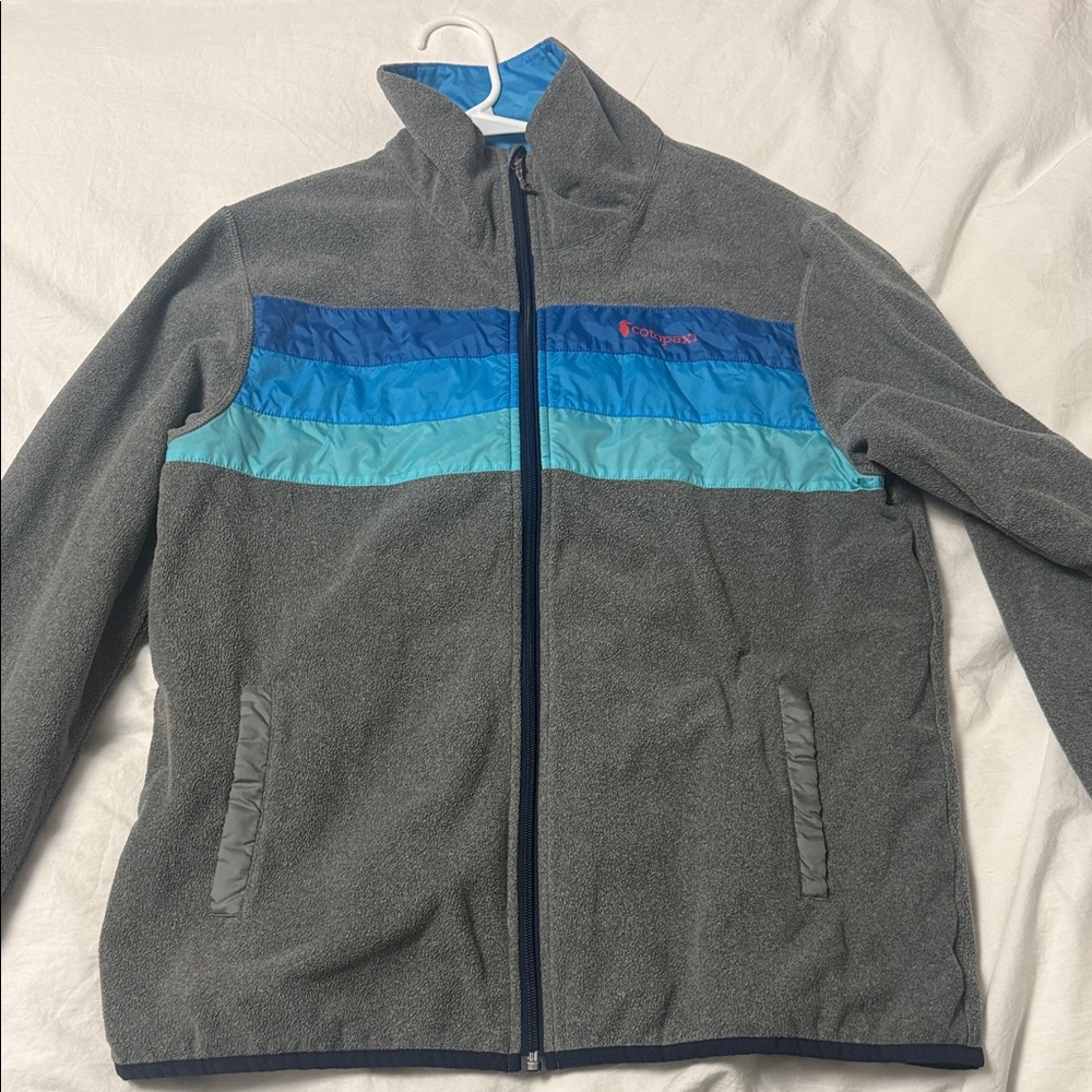 Cotopaxi Women’s Gray and Blue Fleece Jacket